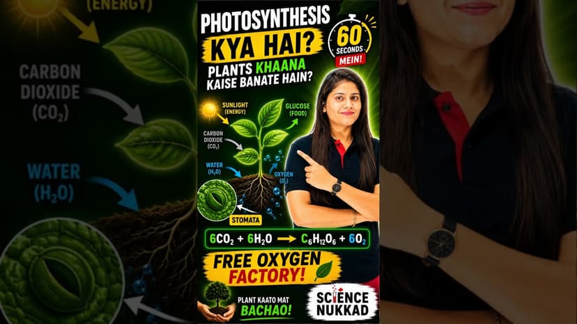Plants Khaana Kaise Banate Hain? | Photosynthesis 60 Sec Mein #sciencenukkad